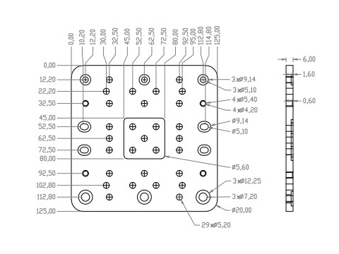 Openbuilds C Beam Grantry Xl Plate For V Slot 80 4080u Extrusion Profile Cnc