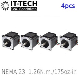 4 x Nema 23 Stepper Motor 1.26Nm